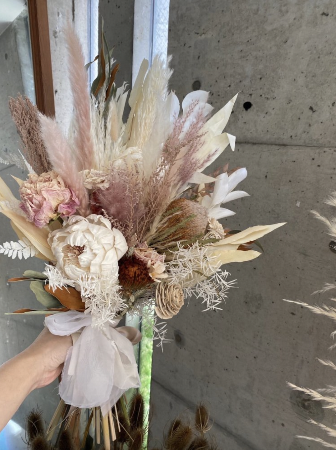 Wedding bouquet ドライフラワー 002 - 三重県津市 フラワーショップ